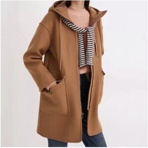 Madewell Lynnford Hooded Coat EUC XL